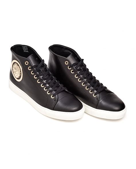 versus versace sneaker high|high top Versace sneakers men.